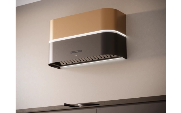 Sirius SLTC 126 Augusta Wall – премиум стенен аспиратор 90 см в бронз и шампанско